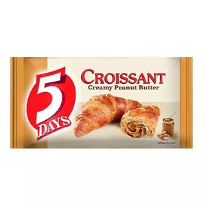 CEK BPOM 5 Days Roti Croissant Isi Selai Kacang (Creamy Peanut Butter Croissant)