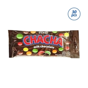 Cek Bpom Delfi- Chacha Minis (Label Merah) Cokelat Susu Salut Gula Aneka Warna
