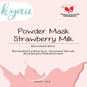 Cek Bpom Kyau Powder Mask Strawberry Milk