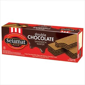 CEK BPOM Selamat Wafer Cokelat Dengan Krim Cokelat (Double Chocolate)