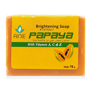 CEK BPOM Ainie Extract Papaya Brightening Soap With Vitamin