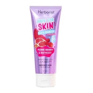 Herborist Juice For Skin Gluta Booster Serum SPF 30 PA+++ Lotion Pomeberry & Beetroot Extracts